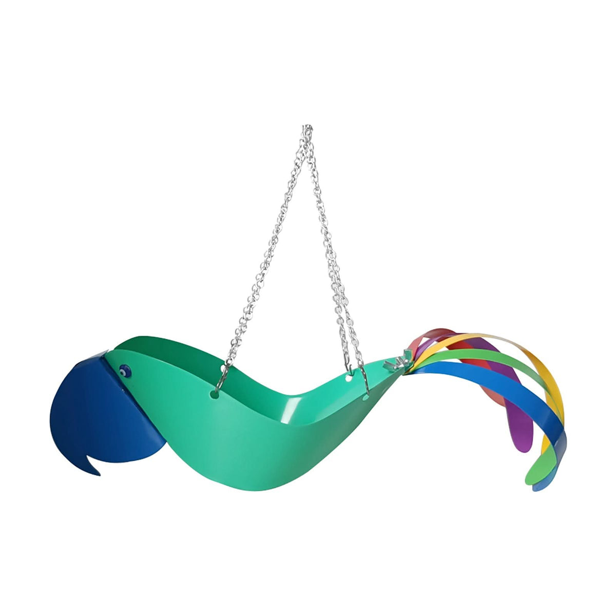 FeatherBloom – Colorful Hanging Planter – Decorative Garden Accent