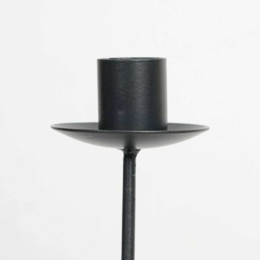 Sable Wavy Candle Holder - Iron, Sculpted Design, Tabletop Decor 5