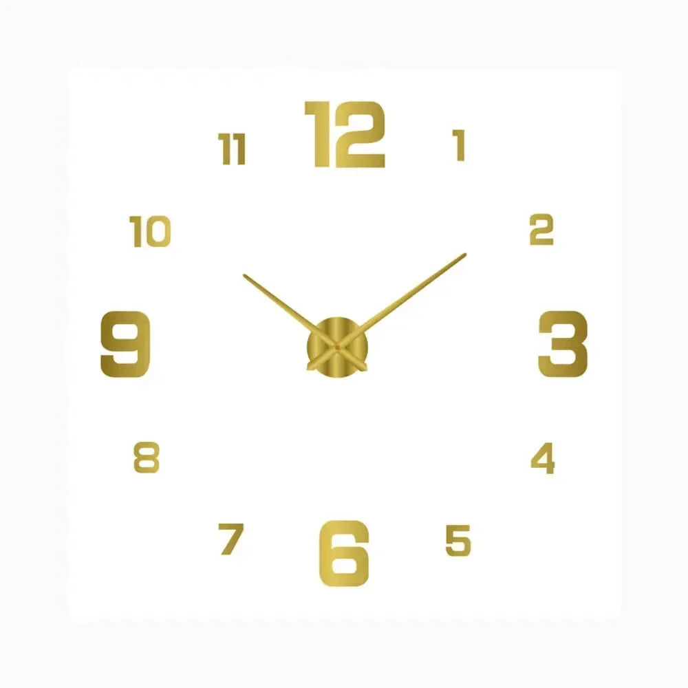 QuietAura Clock - Wall Clock - Classic Style - Silent Timekeeping