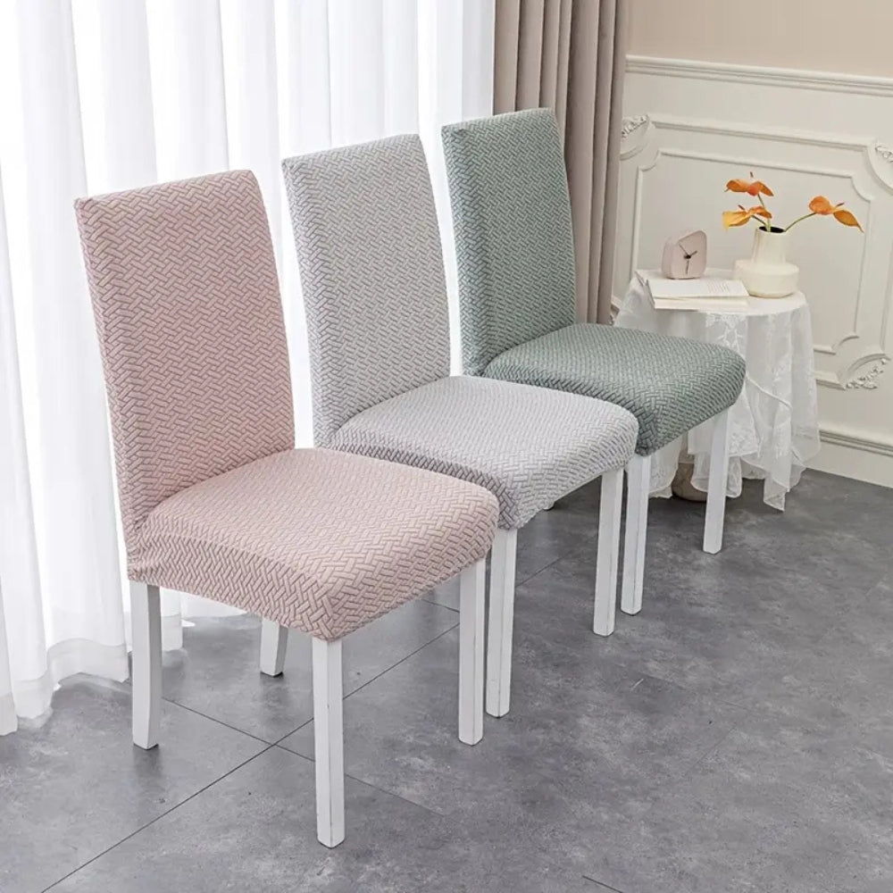 Sierra Dining Chair Cover - High Elasticity Jacquard Velvet, Machine Washable 2