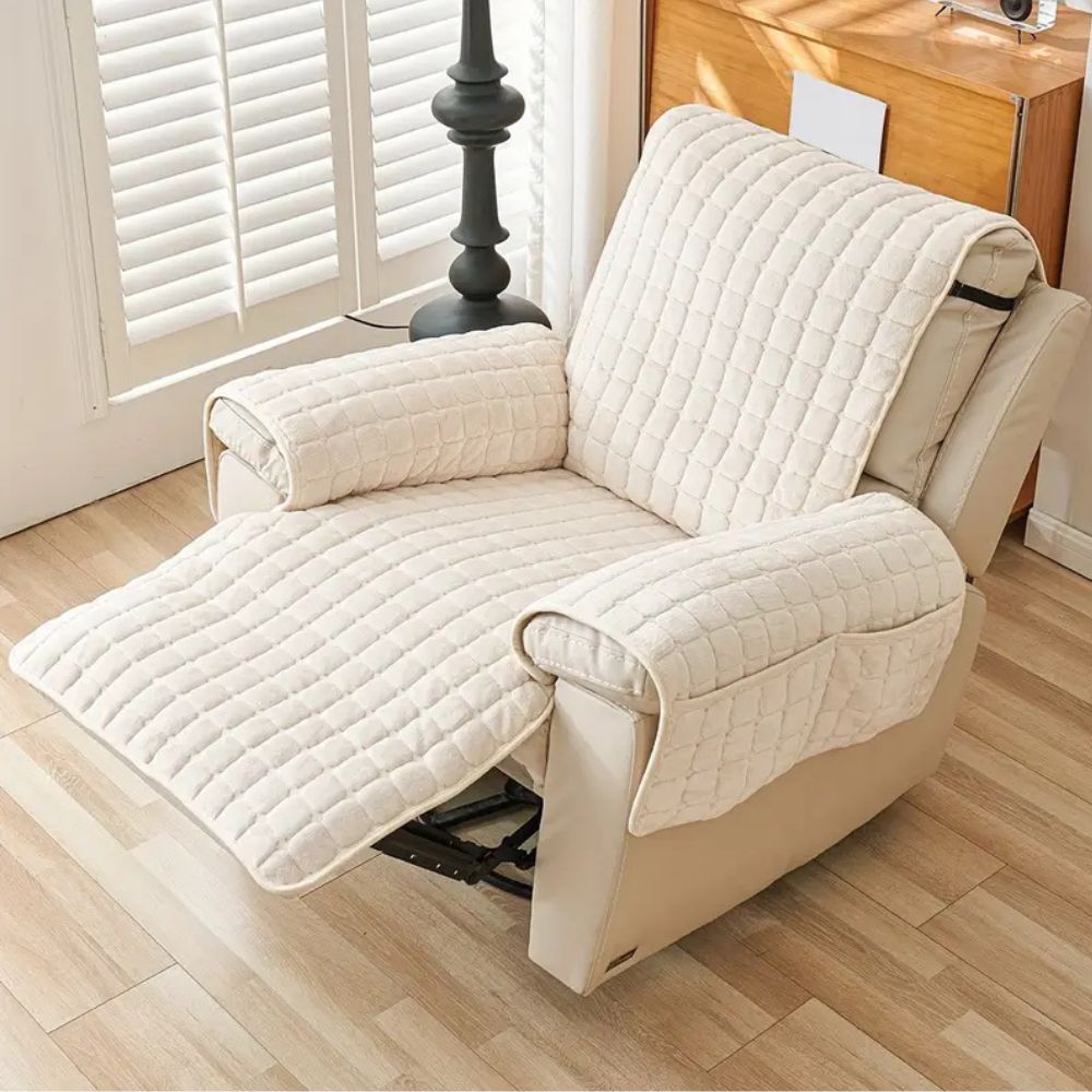 Sierra Recliner Cover - Microfiber Blend, Non-Slip Fit, Pet Friendly 11