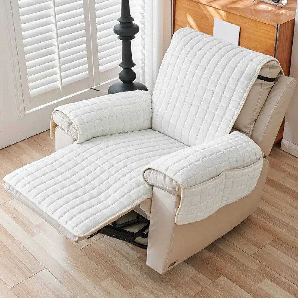 Sierra Recliner Cover - Microfiber Blend, Non-Slip Fit, Pet Friendly 8