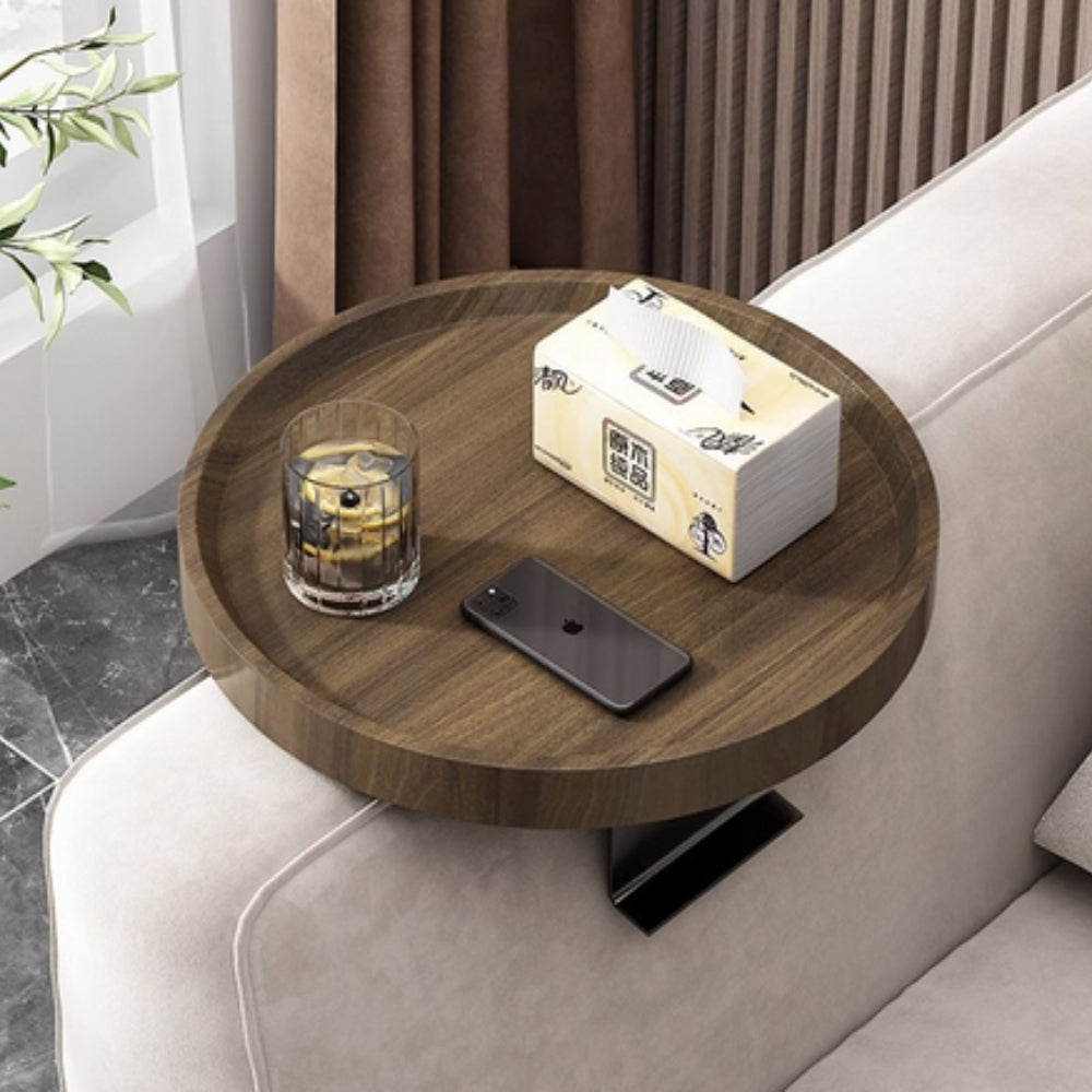 Sofara Armrest Tray Table - Solid Wood, Adjustable Design 2