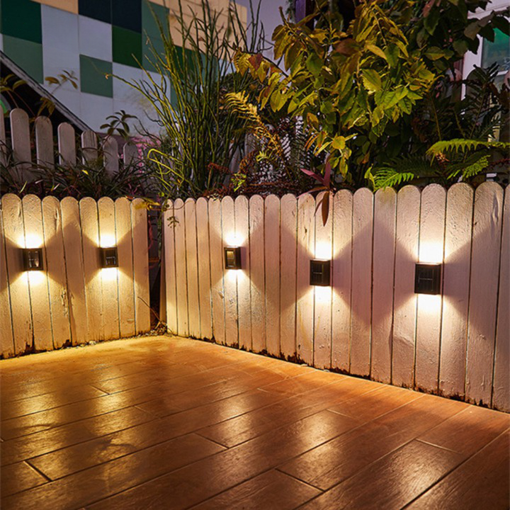 SunAura Outdoor Wall Light - Wireless LED Solar, Weatherproof 1