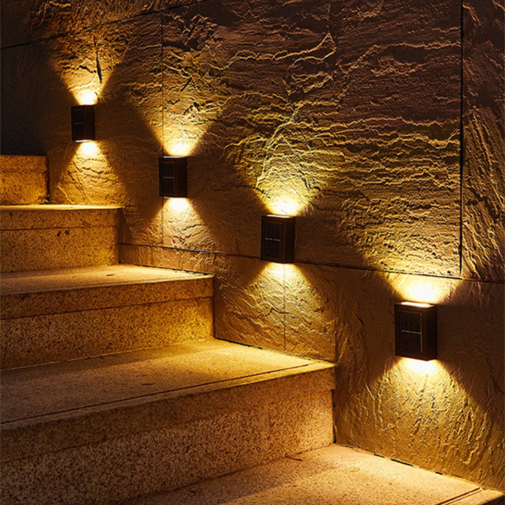 SunAura Outdoor Wall Light - Wireless LED Solar, Weatherproof 5