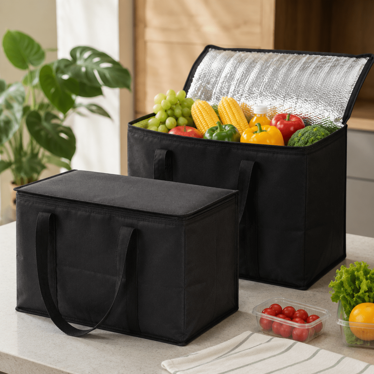 ThermoCarry XL Cooler Bag - Insulated, Spacious Thermal Storage for Food and Drinks 1