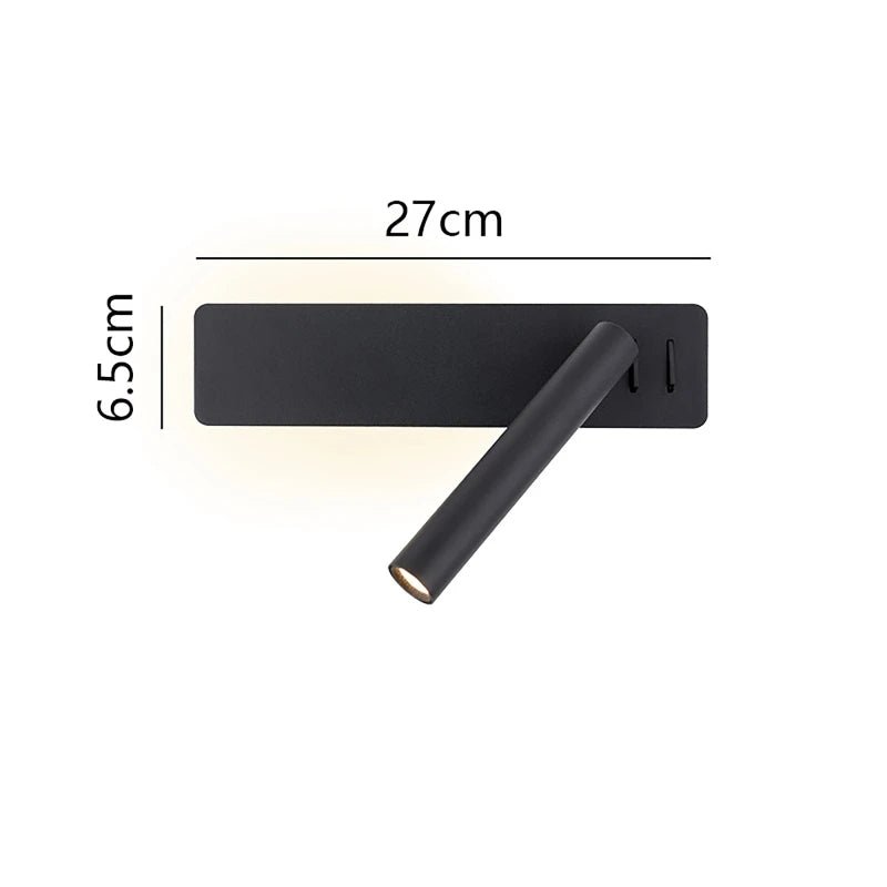 Twirllite LED Lamp - Rotatable Wall Light, Adjustable Brightness 7