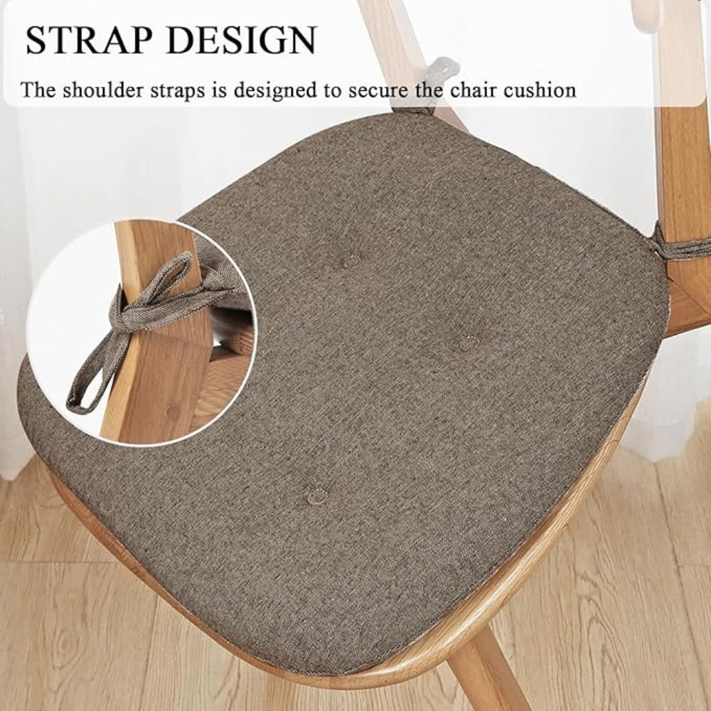 Venture Dining Chair Cushions - Soft Microfiber, Minimalist Design 8
