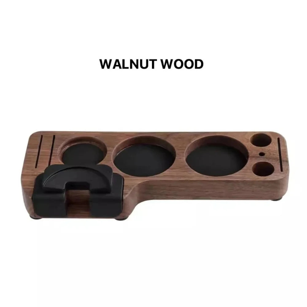 Warren Coffee Organizer - Walnut Wood, Espresso Station 2