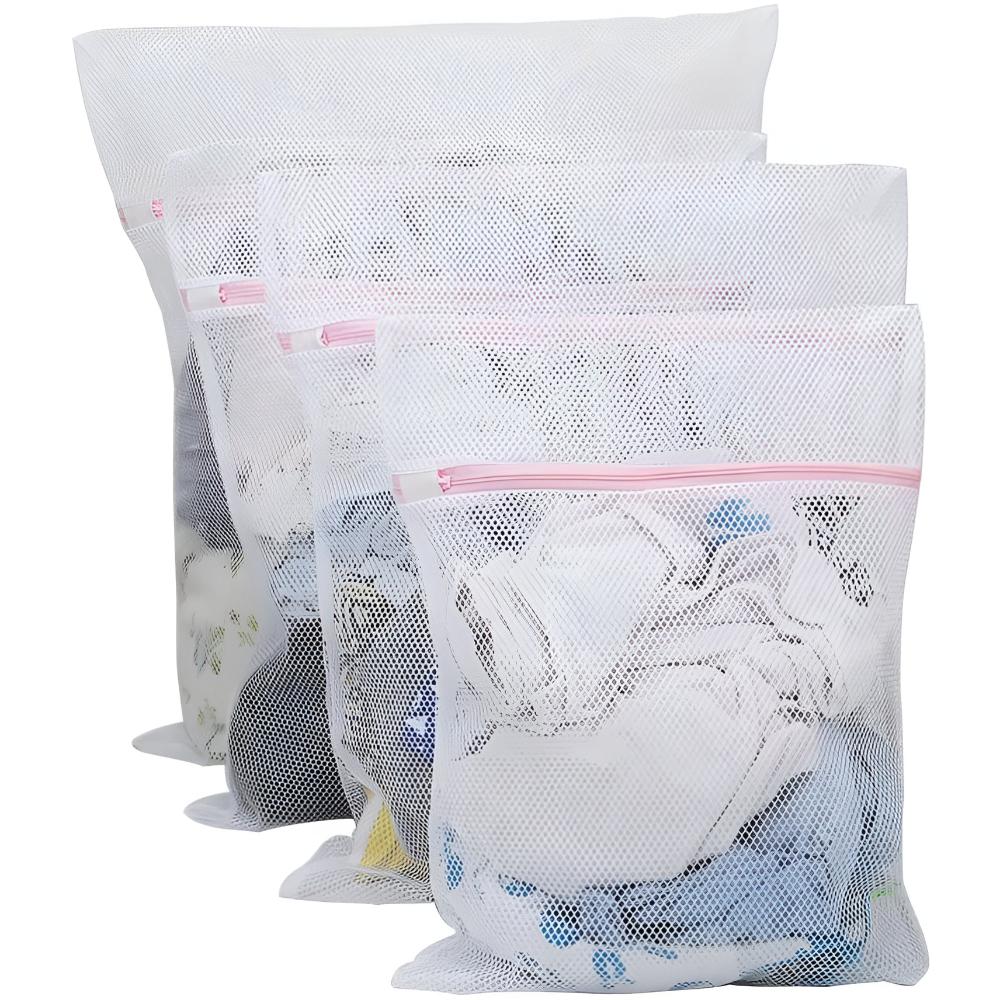 Zesty Laundry Bag Set - Durable Mesh for Delicates, 4 Sizes 7