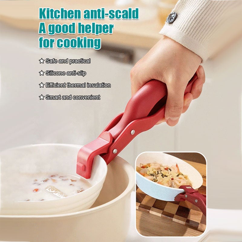 GripGuard Clip - Bowl Holder Tool - Kitchen Style - Anti Scald Grip