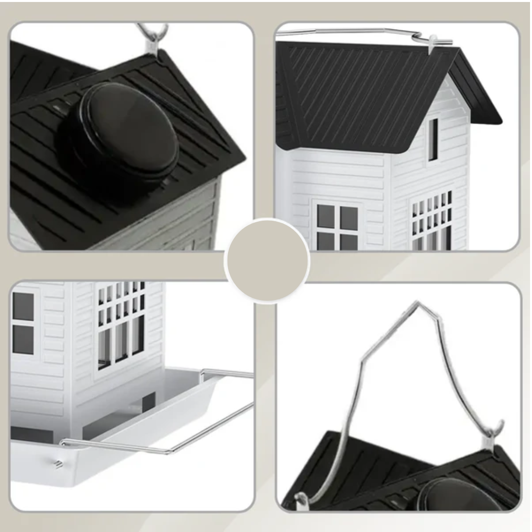 GlowNest Feeder - Solar Bird Feeder - Garden Style - LED Lighting