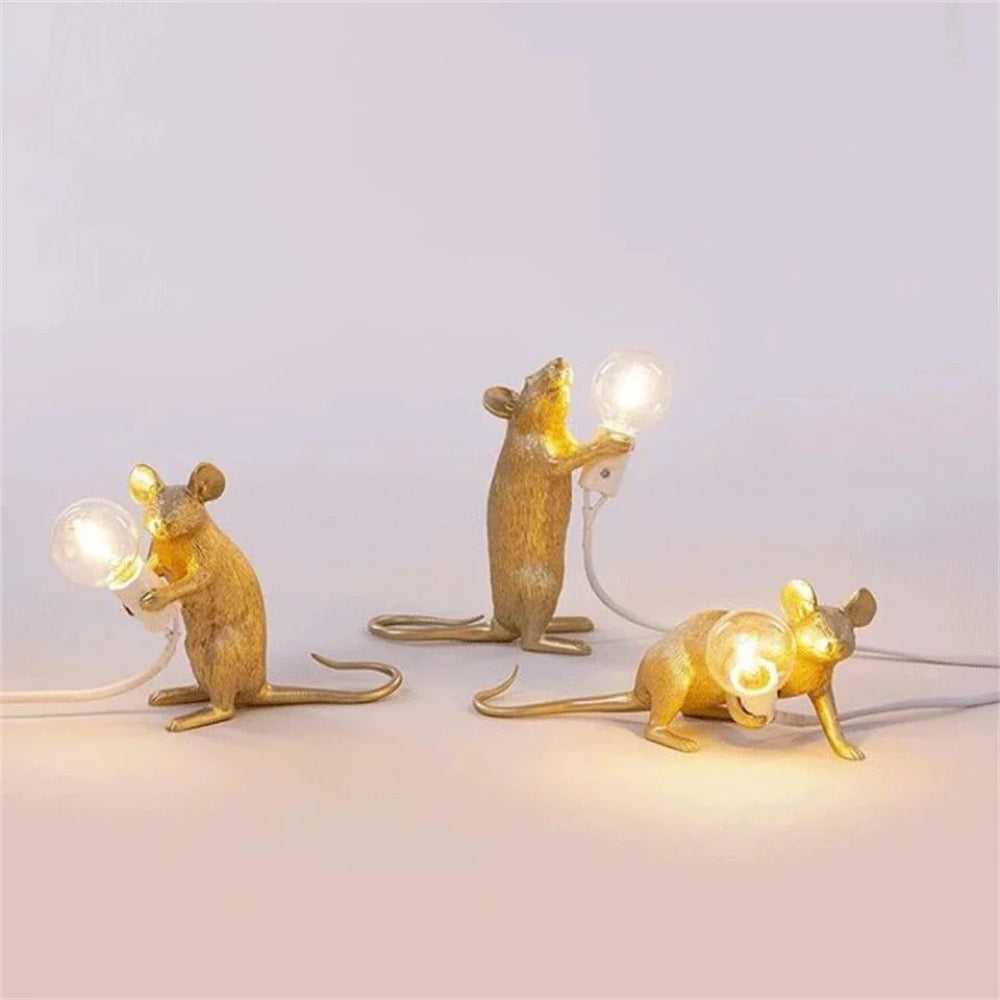 Mouselle – Art Deco Mouse Table Lamp