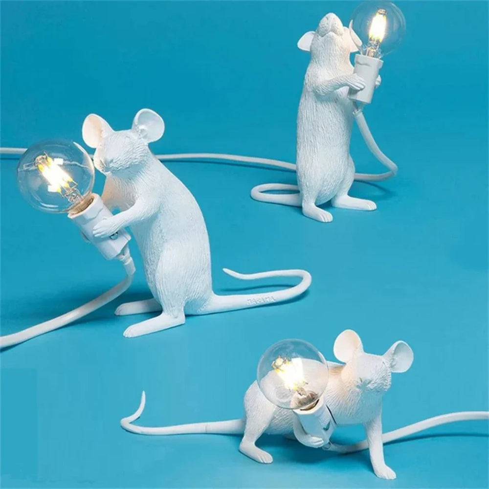 Mouselle – Art Deco Mouse Table Lamp
