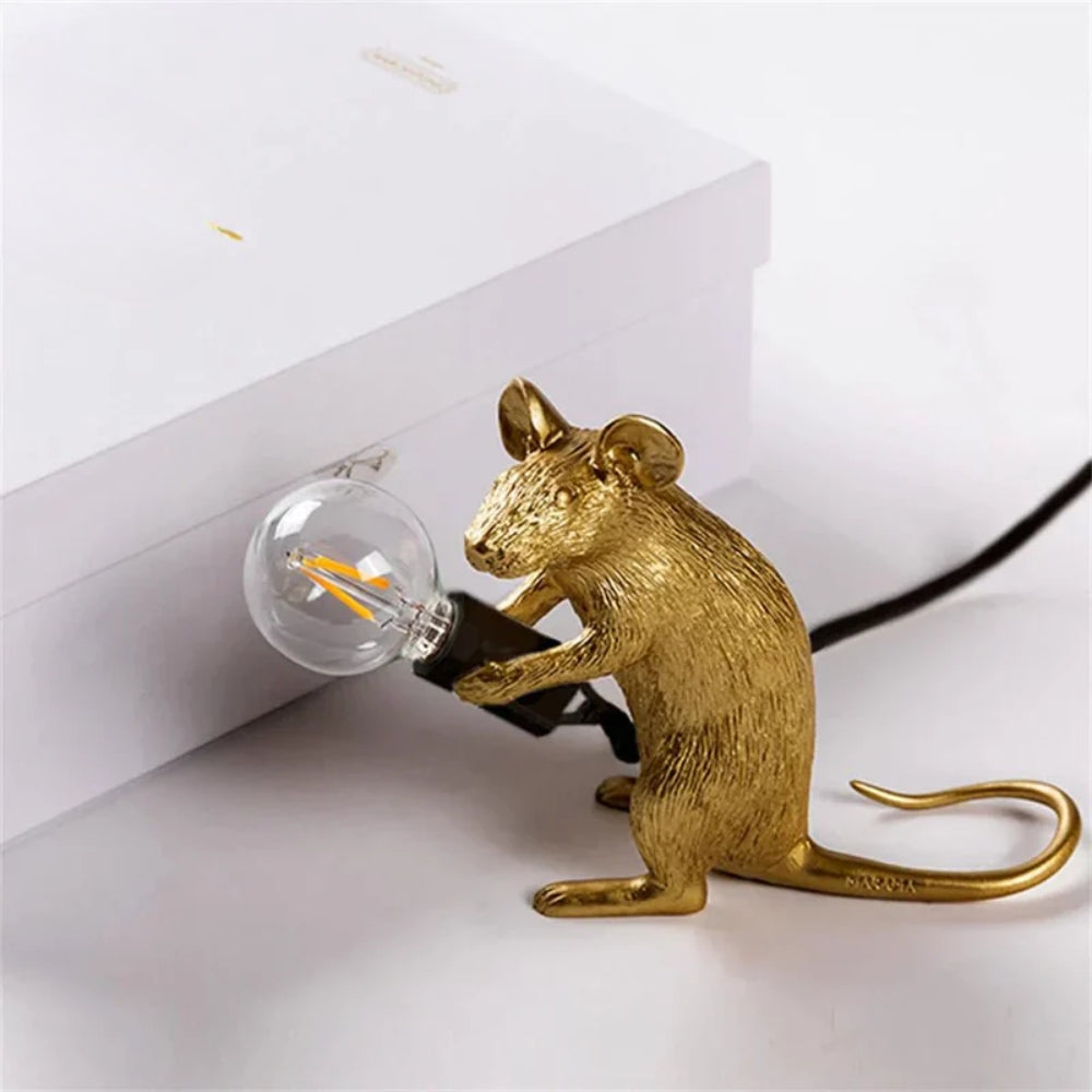 Mouselle – Art Deco Mouse Table Lamp