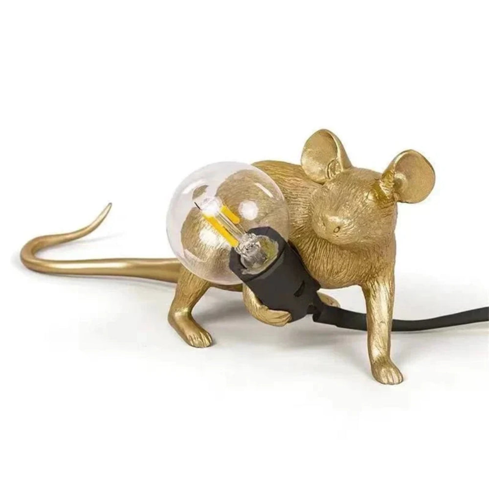 Mouselle – Art Deco Mouse Table Lamp