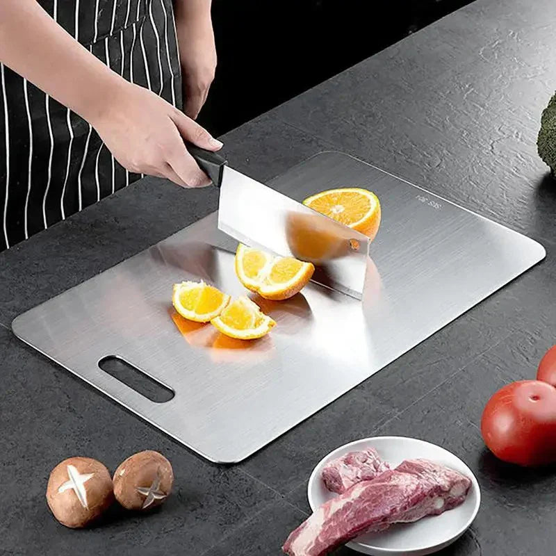 SteelPrep Board – Stainless Steel Cutting Board – Hygienic Kitchen Essential