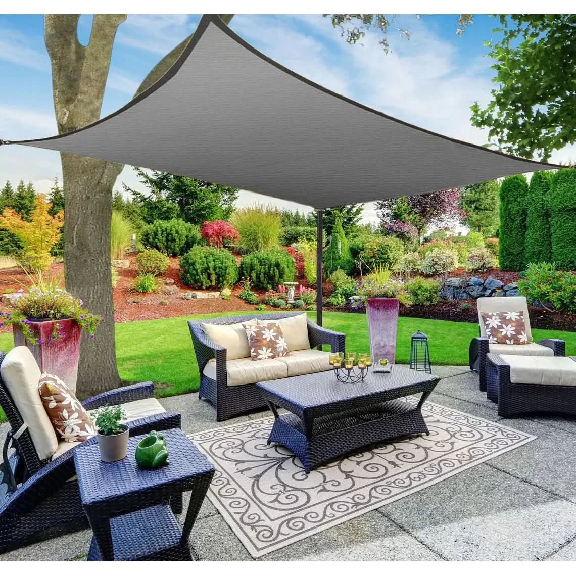 ShadeNest Flex – Waterproof Sun Shade Sail – Portable UV Protection Canopy