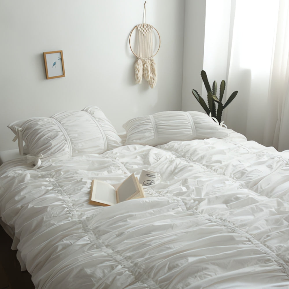 RoyalRuffle – Vintage Lace Bedding 4-Piece Set