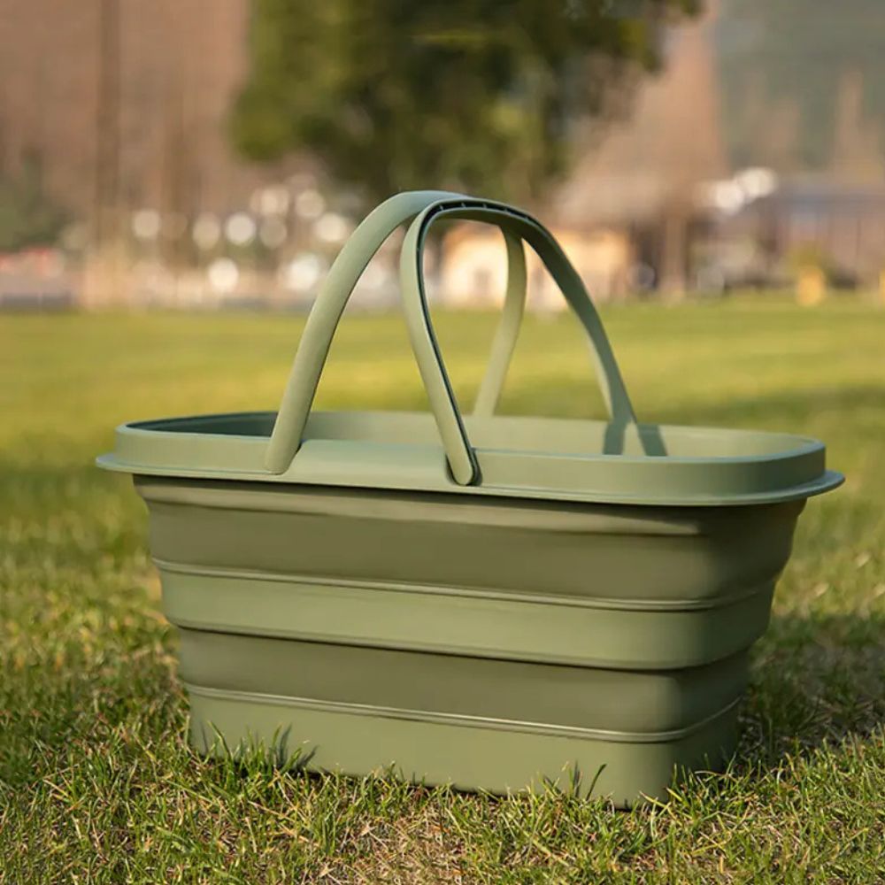 FlexTote - Collapsible Utility Basket - Modern Style - Space Saving