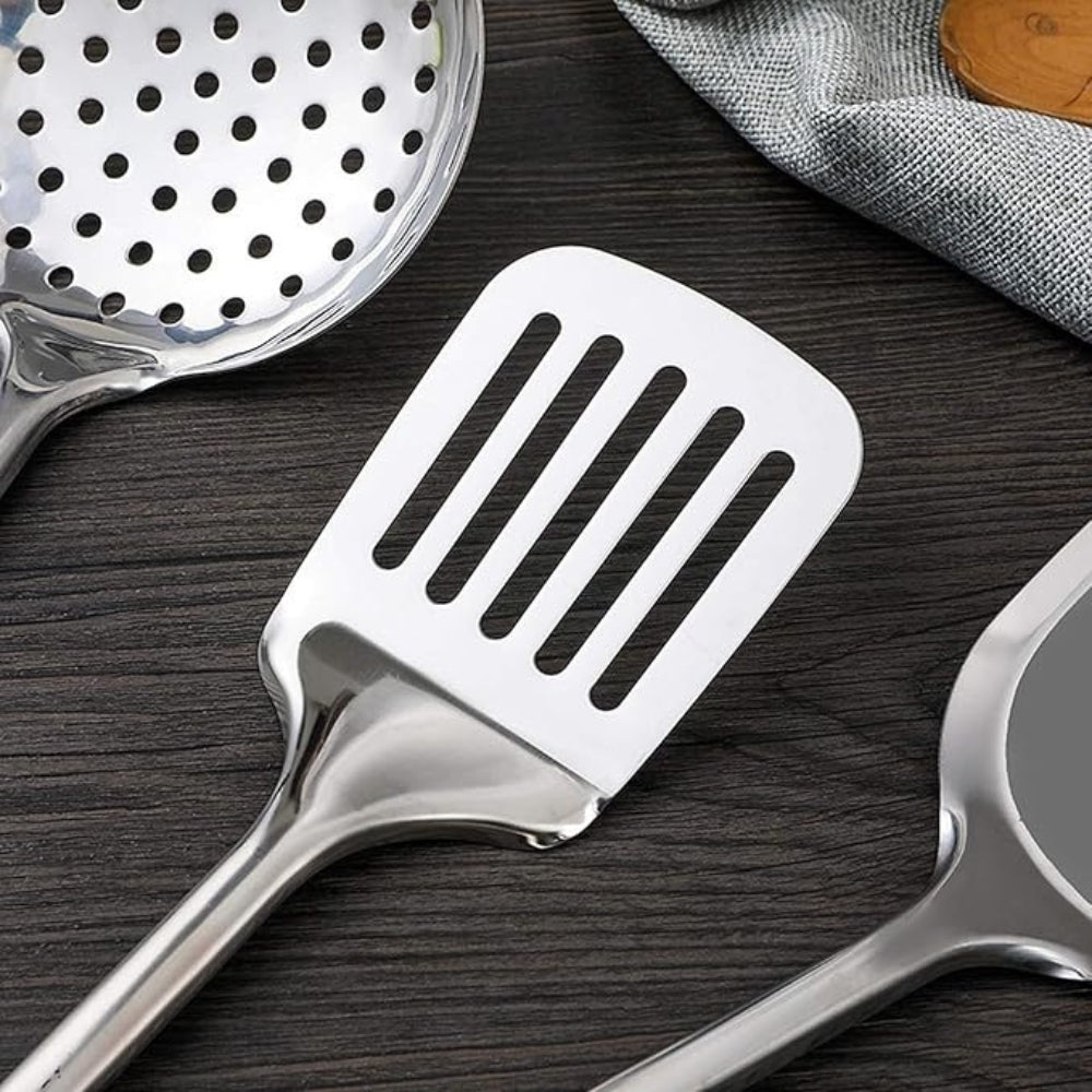SteelMaster Set - Stainless Steel Cooking Utensils - Durable Design - Kitchen Essentials
