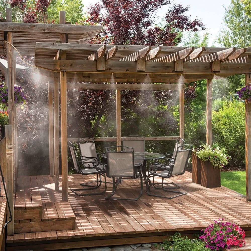 MistFlow Pro – Outdoor Cooling Irrigation System – Fine Mist Garden Solution
