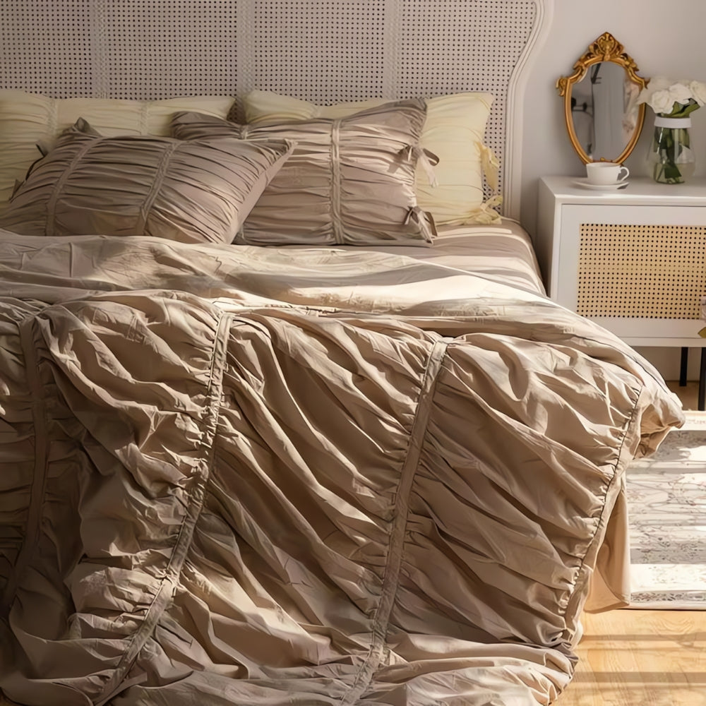 RoyalRuffle – Vintage Lace Bedding 4-Piece Set