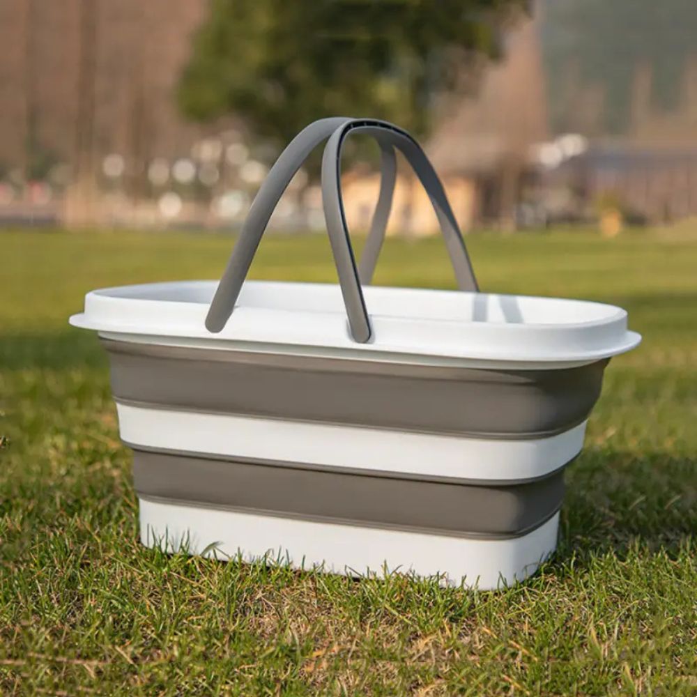 FlexTote - Collapsible Utility Basket - Modern Style - Space Saving