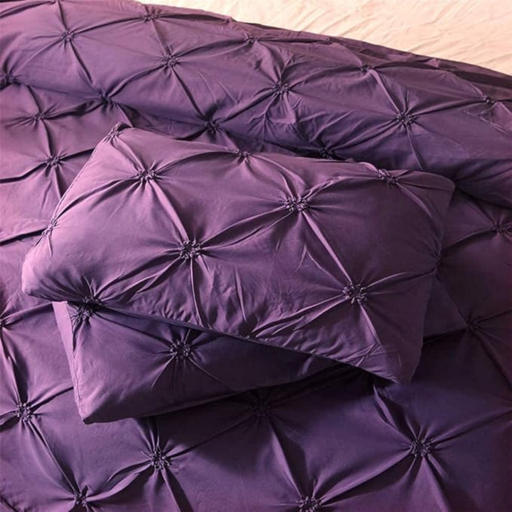 AmoreEase – Pinch Pleat Duvet Cover Set