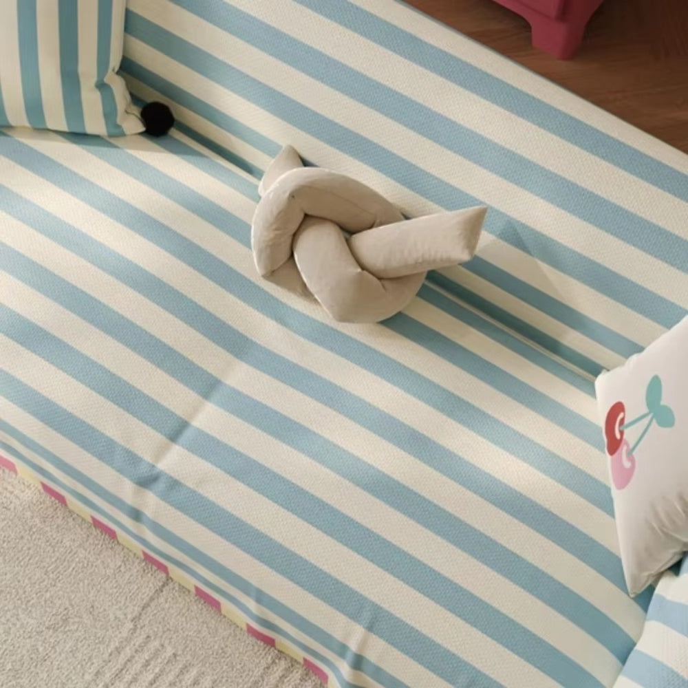 Astra Sofa Cover - Soft Microfiber, Striped Design 5