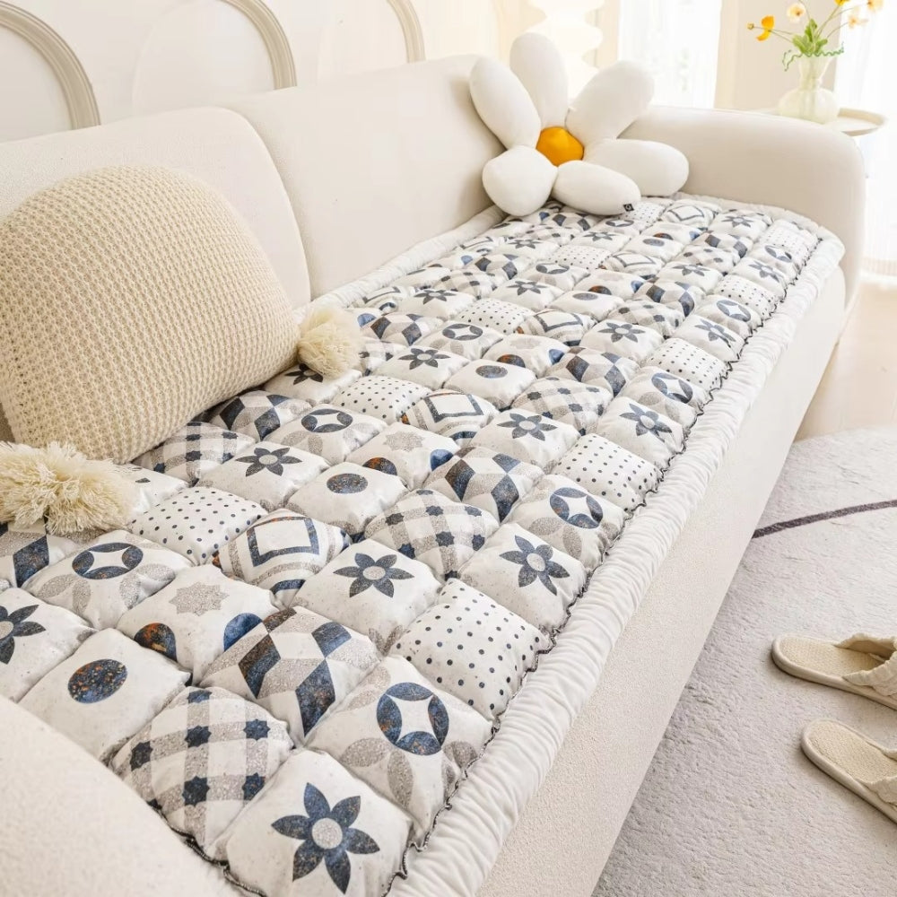 Breeze Sofa Cover - Extra-Thick Microfiber, Bohemian Style 10