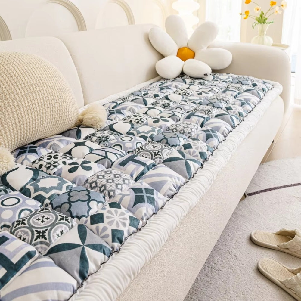 Breeze Sofa Cover - Extra-Thick Microfiber, Bohemian Style 8