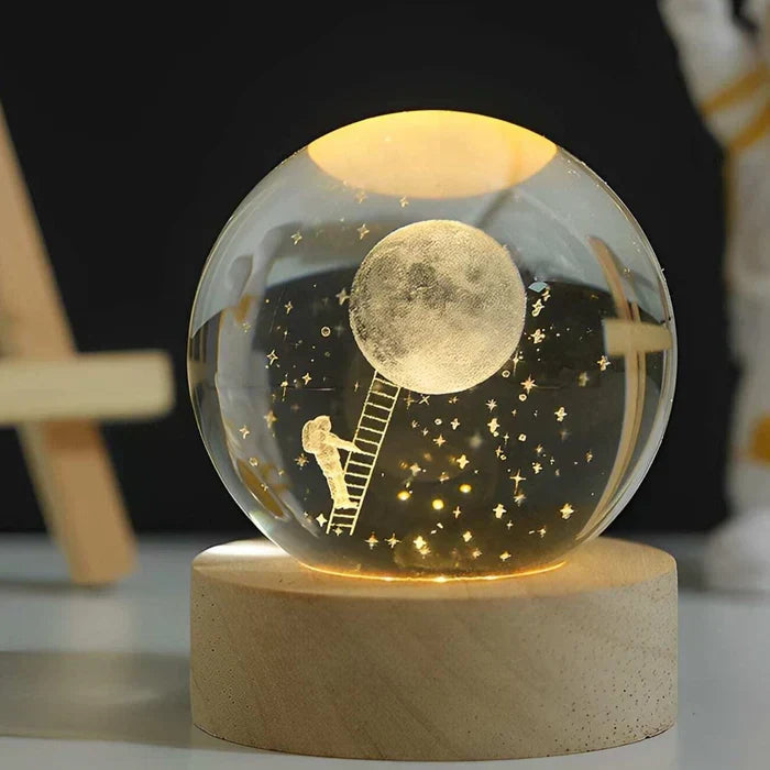 Celestia Glowing Sphere - 3D Engraved LED Light 10