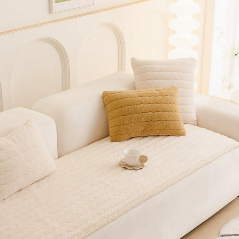 LuxeRest – Plush Sofa Protector
