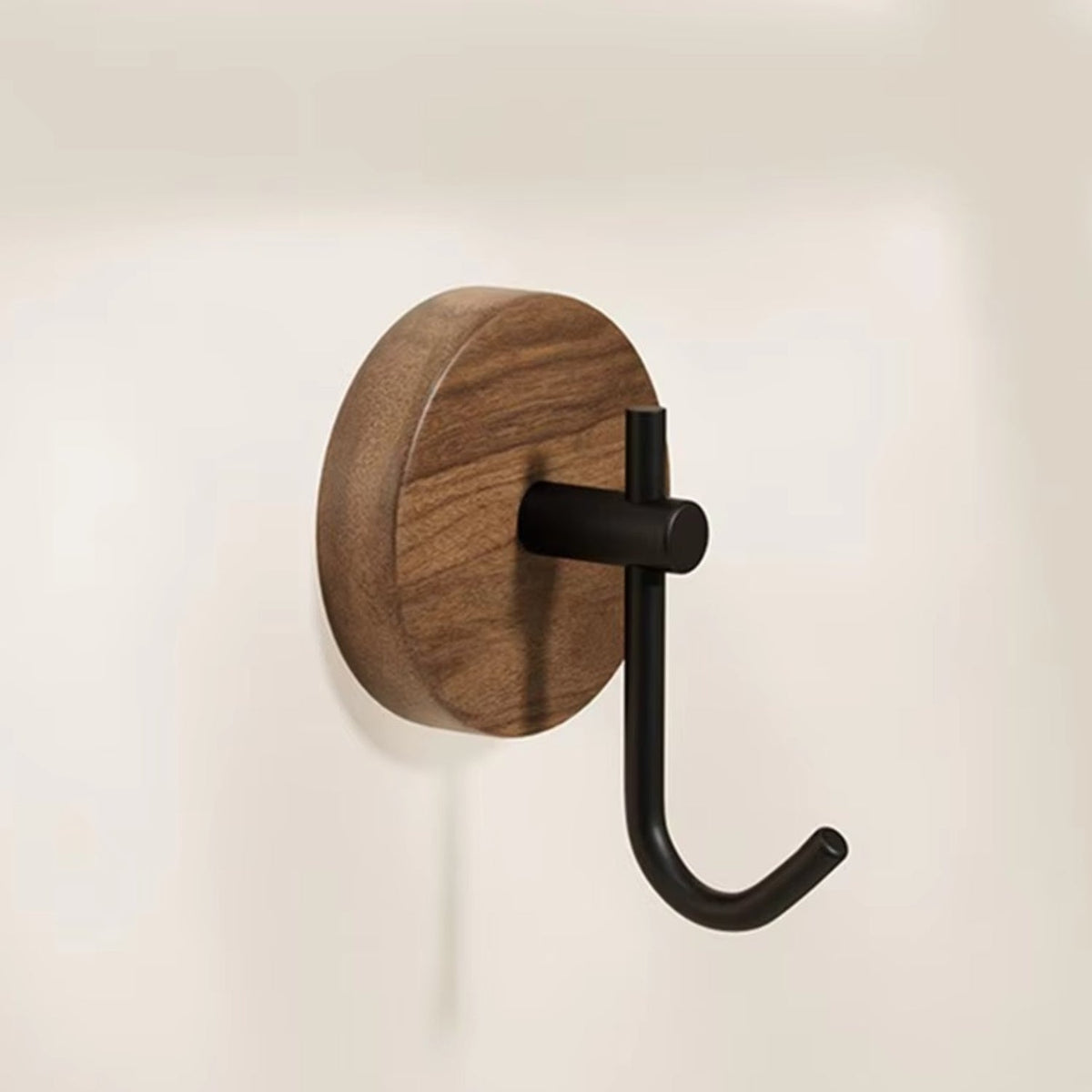 Chic Timber Coat Hooks for Wall - Self-Adhesive, Modern Design 7