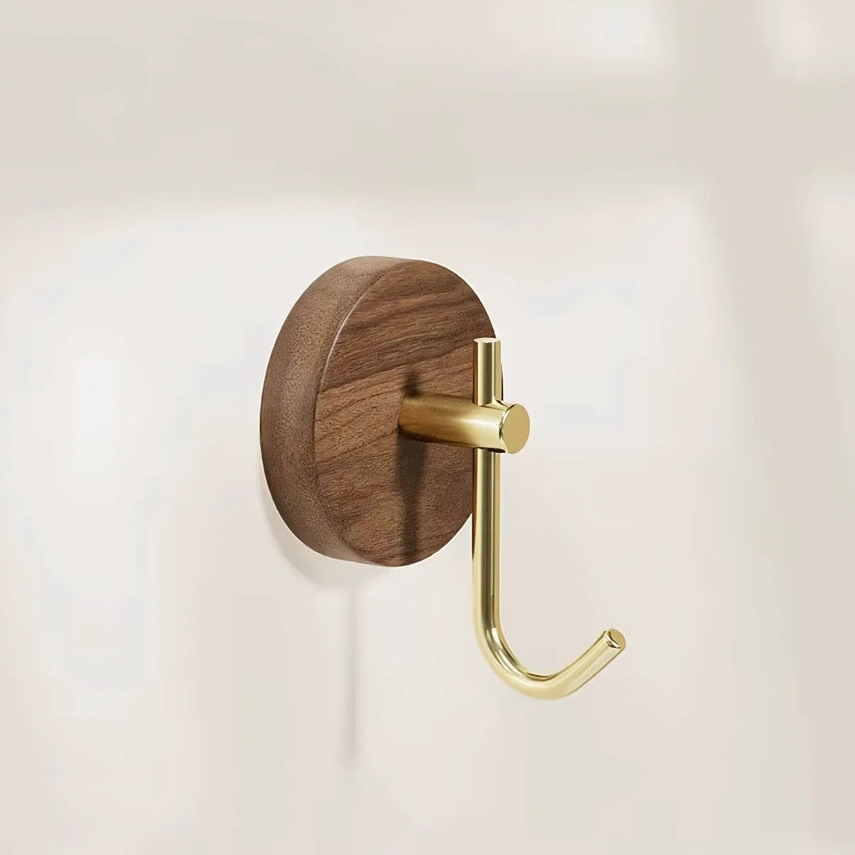 Chic Timber Coat Hooks for Wall - Self-Adhesive, Modern Design 8