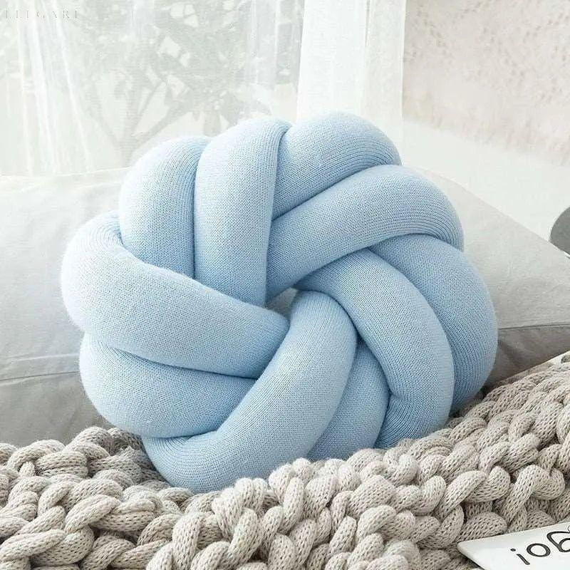 KnotLoom – Handcrafted Cotton Knot Pillow