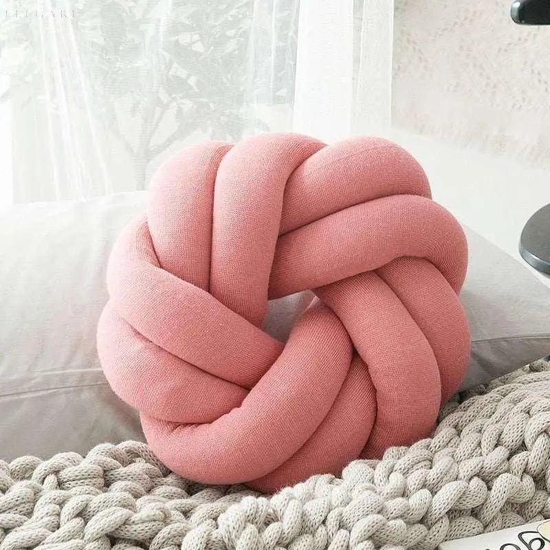 KnotLoom – Handcrafted Cotton Knot Pillow