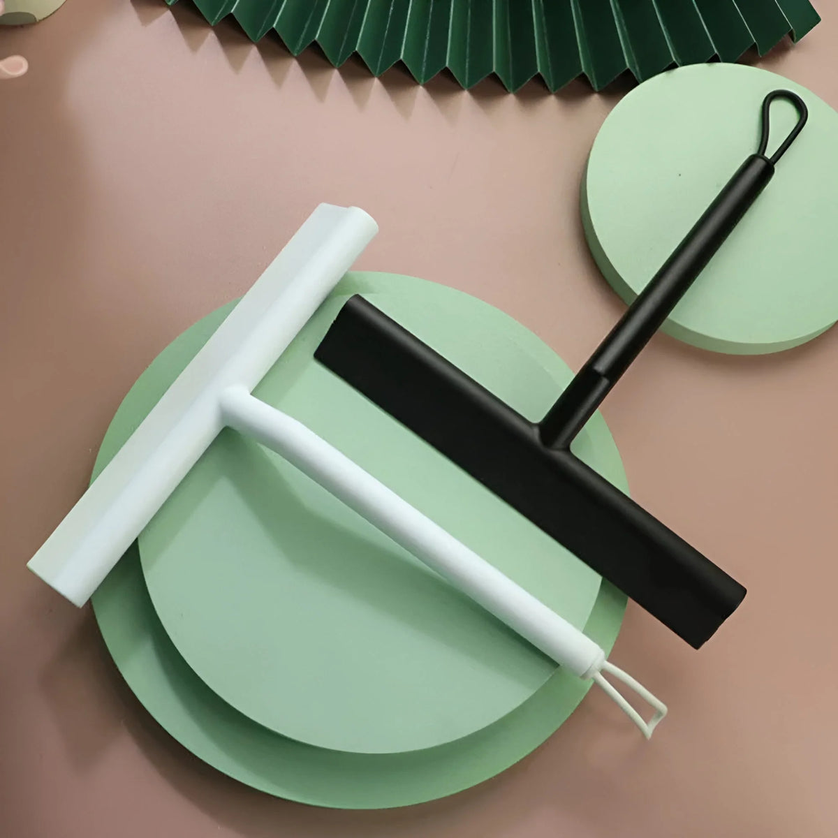 Creston Shower Squeegee - Silicone with Soft Rubber Blade, Ergonomic Design 1