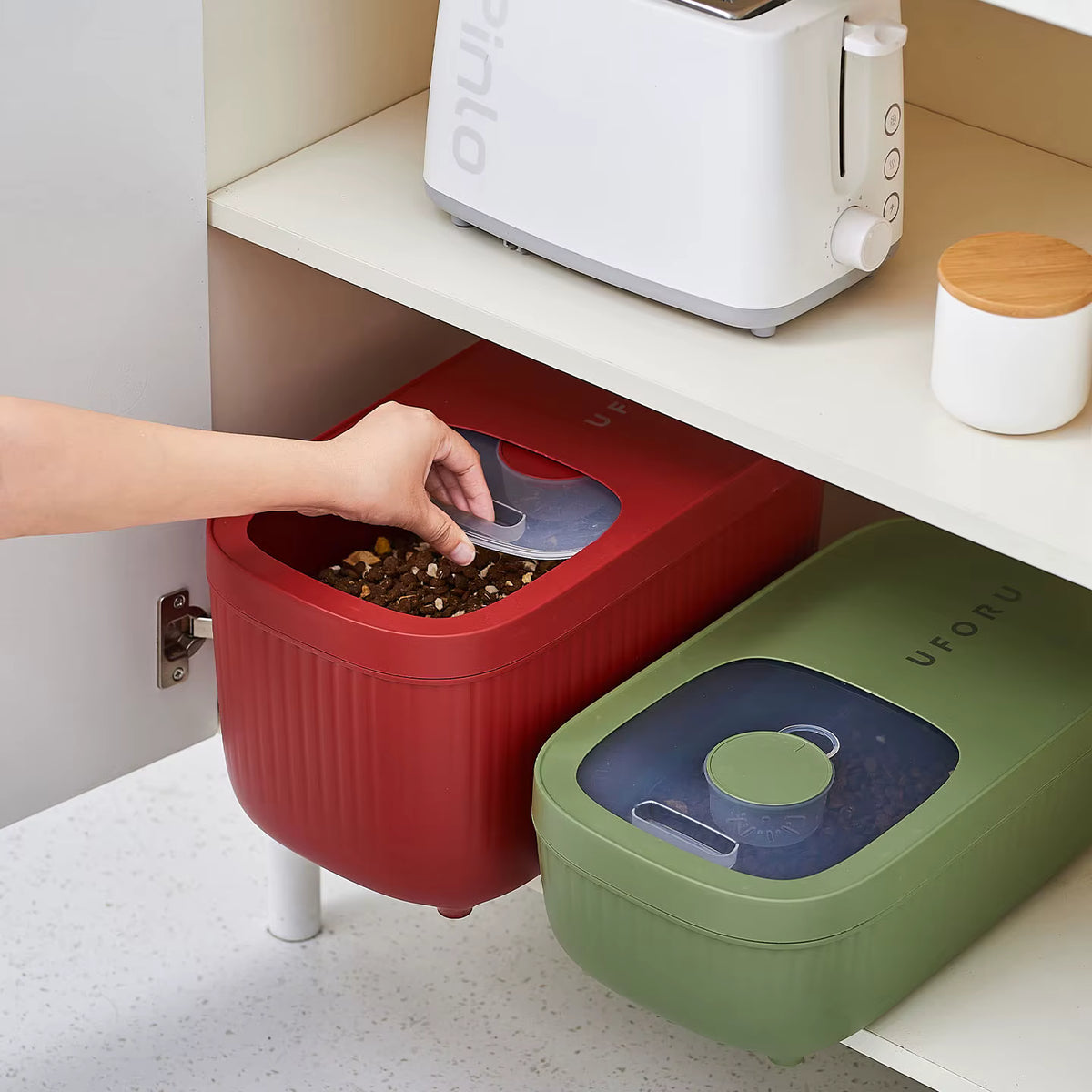 Daxon Dog Food Storage Container - Airtight, Large Capacity 3
