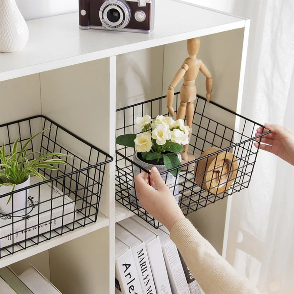 Daxon Storage Basket - Durable Iron, Compact Design 4