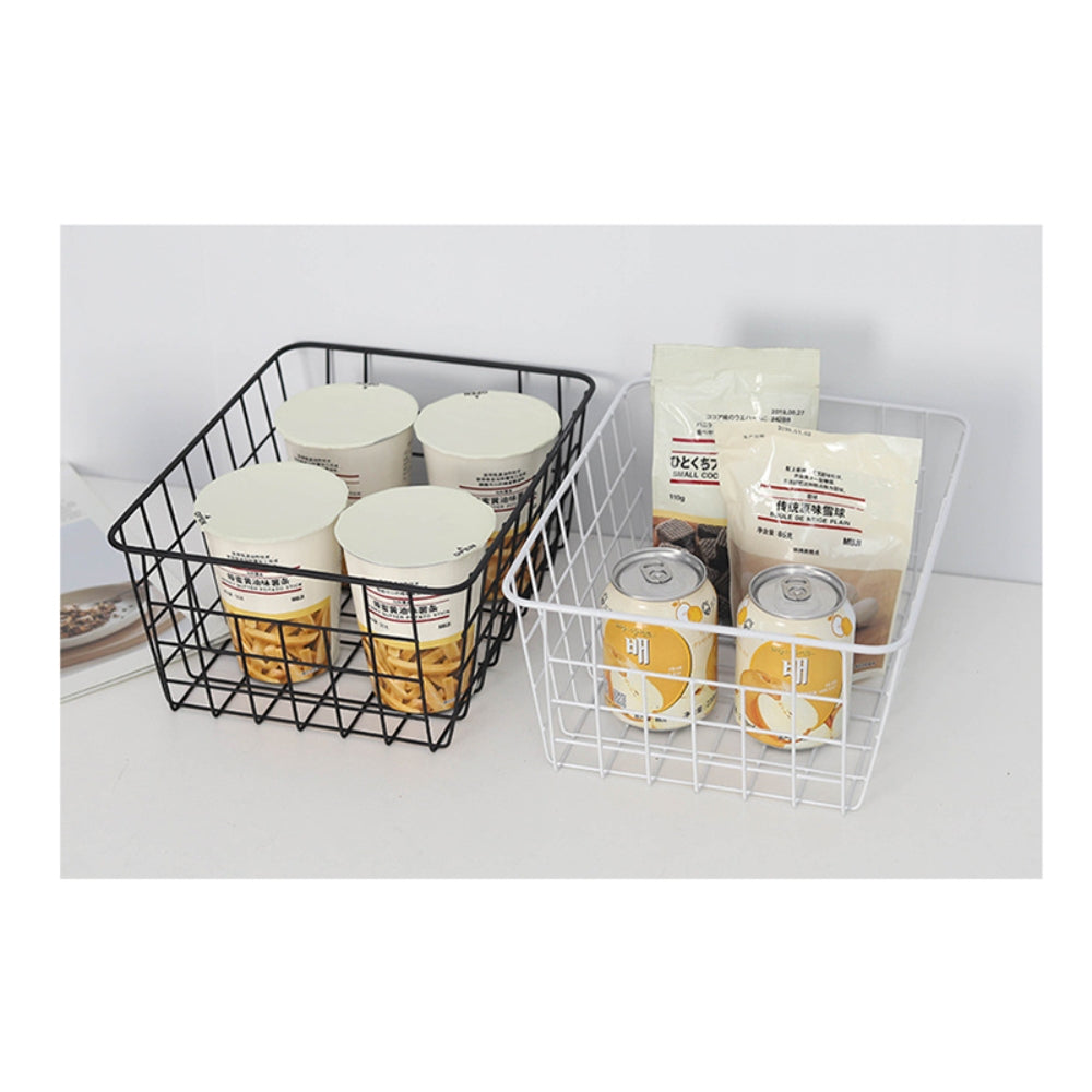 Daxon Storage Basket - Durable Iron, Compact Design 6