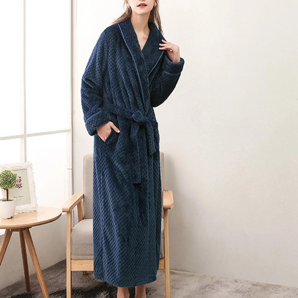 Dazzle Fleece Bathrobe - Soft Cozy Unisex, Perfect for Lounging 3