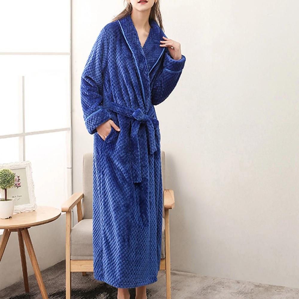 Dazzle Fleece Bathrobe - Soft Cozy Unisex, Perfect for Lounging 6