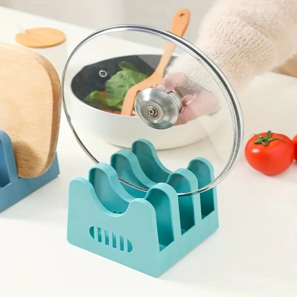 Durable ABS Kitchen Organizer - Space-Saving Drawer Organizer for Pot Lids and Utensils, Easy to Clean 3