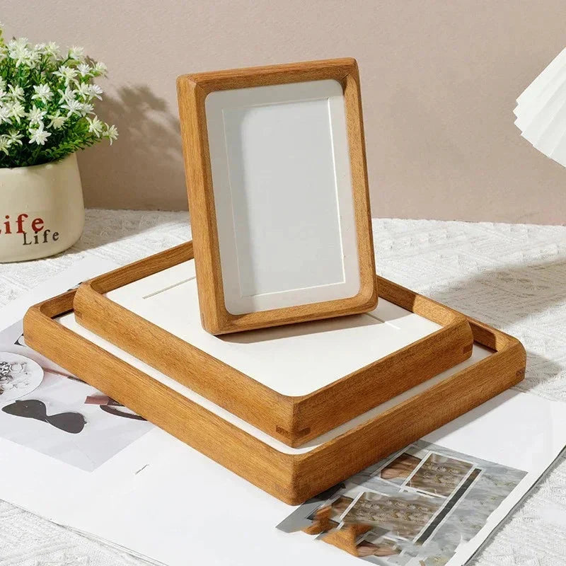 Elysia Photo Frame - Handcrafted Solid Wood, Elegant Design 0