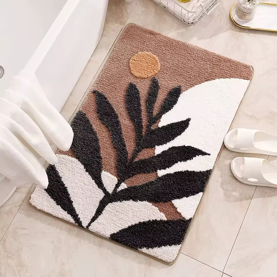 Elysian Bath Rug - Organic Microfiber, Non-Slip, Absorbent Bathroom Mat 4