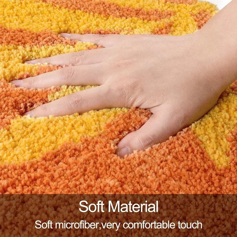 Elysian Bath Rug - Organic Microfiber, Non-Slip, Absorbent Bathroom Mat 5