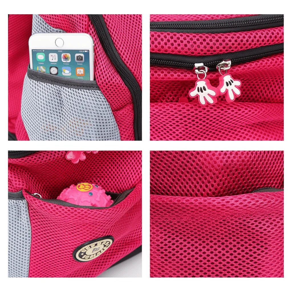 Ergonomic Dog Carrier Backpack - Comfortable Padding, Adjustable Straps, Ventilated for Small Dogs Up to 15 kg 4
