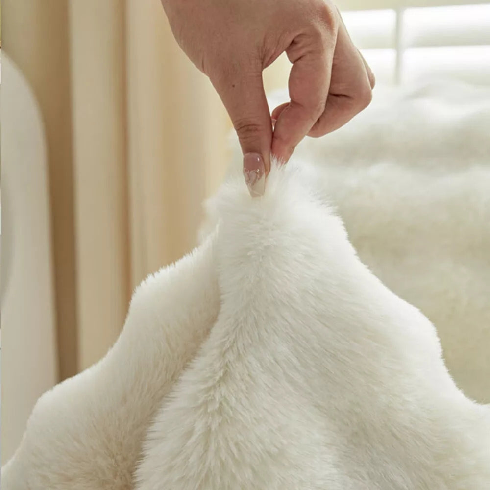 Faux Elegance Recliner Cover - Plush Microfiber, Pet-Friendly 1